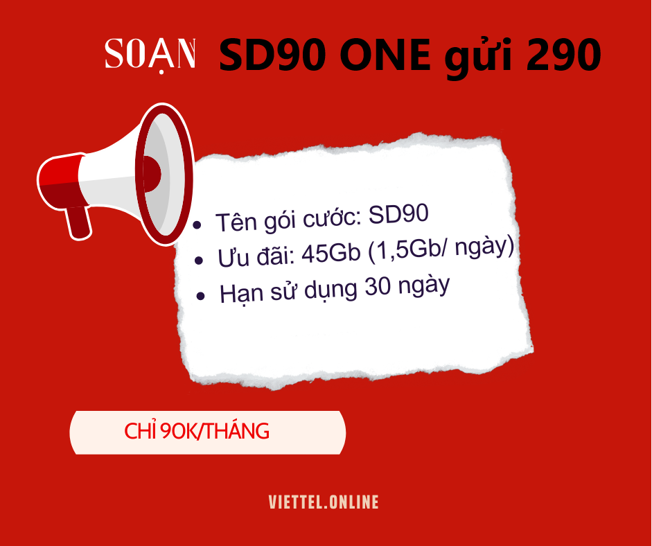 Đăng ký SD90 Viettel