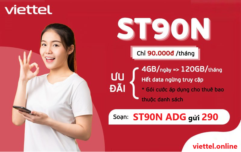 Gói cước ST90N Viettel