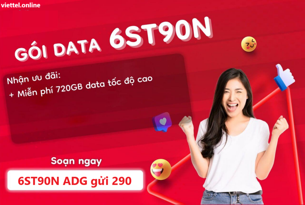 Gói cước 6ST90N Viettel