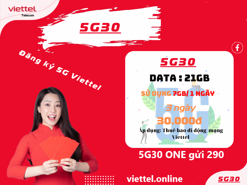 Gói cước 5G30 Viettel